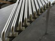 Hairline-polishing: stainless steel anti-collision rails